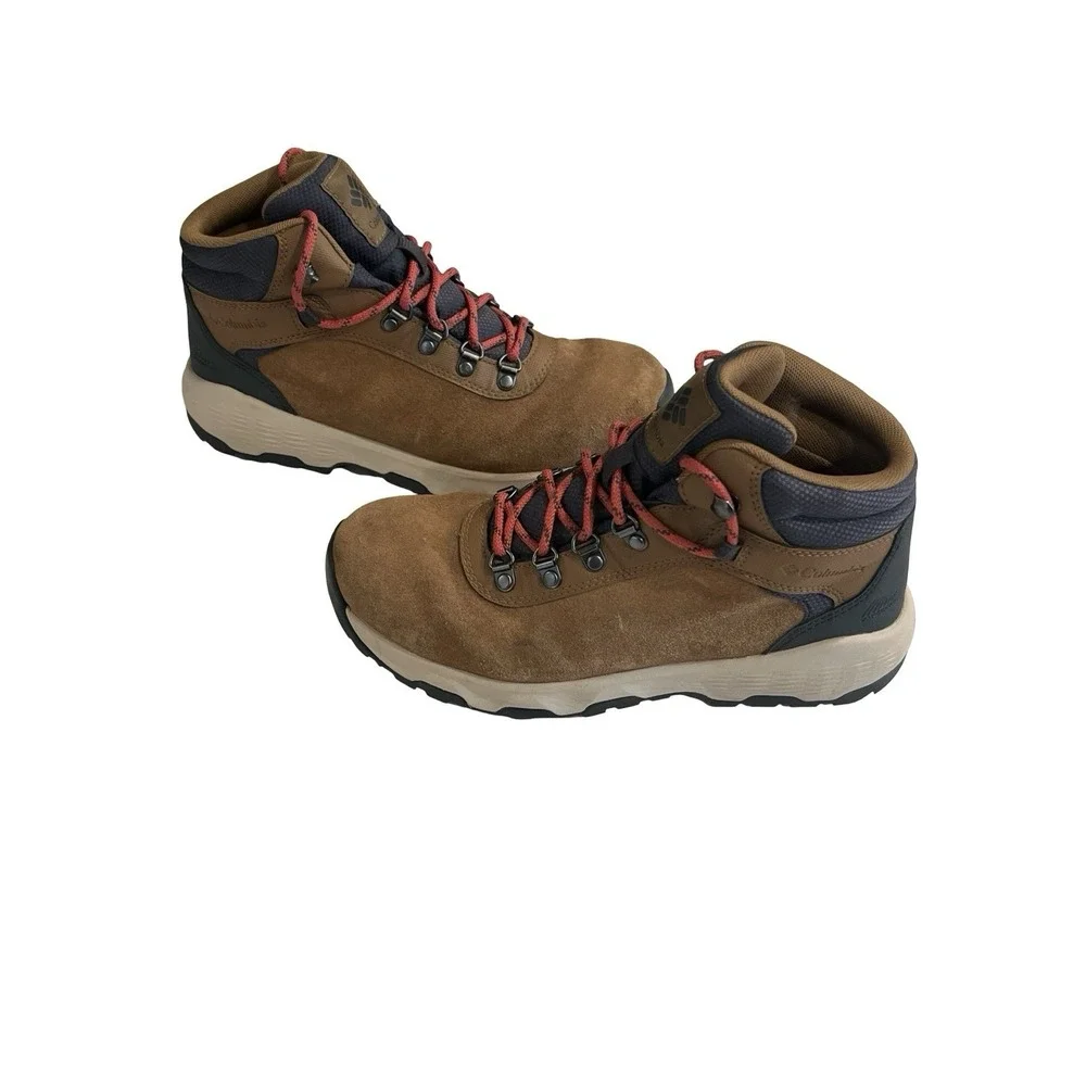 Columbia Newton Wander Womens Waterproof Hiking Boots Elk Sunset Red NEW 7.5
